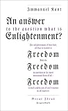 An answer to the question, what is enlightenment?