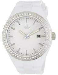 Adidas Womens ADH2123 Cambridge 3-Hand Analog White Glitz Watch