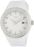 Adidas Women`s ADH2123 Cambridge 3 Hand Analog White Glitz Watch