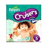 Pampers Cruisers, Size 5, 23-Count (Pack of 6)