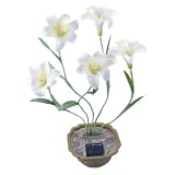 Decorative Lilies Garden Solar Lights With 5 Blinking LEDs