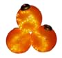 Barcana 40-Inch Illuminated Fiberglass Gold, Christmas Ornament Cluster Christmas Light