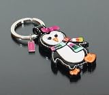 Coach Legacy Patent Leather Penguin Key Fob Ring