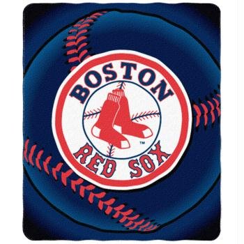 MLB Boston Red Sox Flashball Fleece Throw Blanket