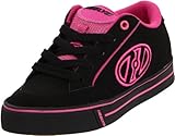 Heelys Wave Skate Sneaker (Little Kid/Big Kid),Black/Hot Pink,2 M US Little Kid