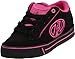 Heelys Wave Skate Sneaker (Little Kid/Big Kid),Black/Hot Pink,2 M US Little Kid