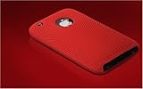 Apple iPhone 3G 3Gs Premium Silicone Protective Skin Case (Red)