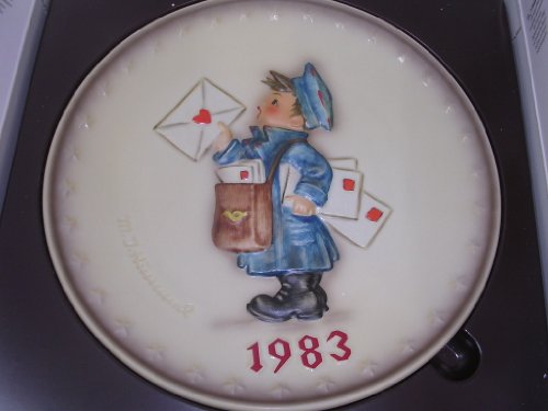 Hummel Goebel Bas Relief Annual Plate Mail Postman 1983