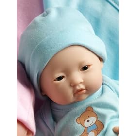 Mini La Newborn 9.5 Pink Blanket Asian Berenguer Doll by Berenguer