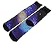 Kalily Brand New Galaxy Crew Socks with Design
