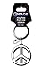 Plasticolor Peace Sign Enamel Key Chain - Pack of 1