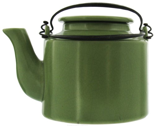 "Teapots, Kettles & Mugs Green Oolong Teapot with Metal Handle - 26 oz"