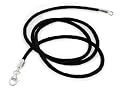 New BLACK Silk Cord Chain (16