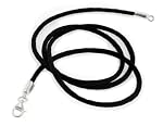 New BLACK Silk Cord Chain (16