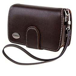 Olympus Slim Leather Case for Olympus Stylus 710, 720SW, 730 FE-180 and FE190 (Dark Brown)