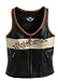 Harley Davidson Women's Prestige Leather Vest. Embroidered graphics. 98134-08VW