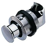 Teak Isle Southco Pull to Open Chrome Push Button Latch