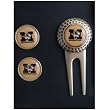 Missouri Mizzou Tigers Divot Golf Ball (2) Marker Set