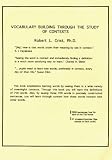 Vocabulary Building Through the Study of Context