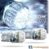 2 HID WHITE REFRACTOR 24 LED BACK-UP BULBS 7443 7440
