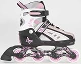 SFR Vortex Pink Inline Skates Size Medium Jnr 12 - UK 2