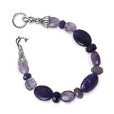 Carolyn Pollack Sterling Silver Purple Color Connection Bracelet