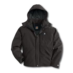Carhartt Mens Jacket Waterproof Jacket 4XL Black - J175 by Carhartt