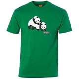 ENJOI Piggyback Pandas Short Sleeve T Shirt Athletic Heather