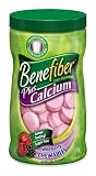 Benefiber Chewable Tablets Plus Calcium, Wild Berry, 90-Count Plastic Bottle (Pack of 2)