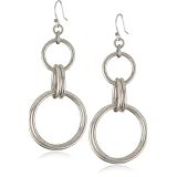 Lucky Brand Urban Ears Silver-Tone Link Earrin