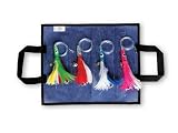 Williamson Tuna Feather Kit (4 Pack) - 2 Varmit+ 2 Albacore Feather Rigged Assorted)