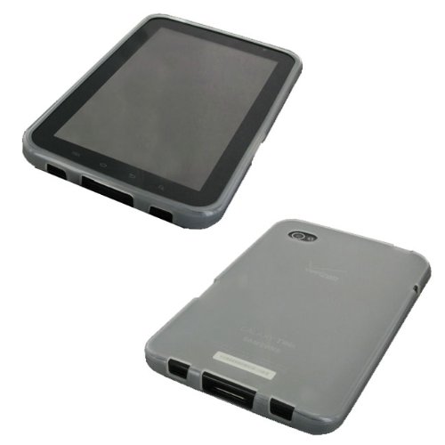 White TPU Crystal Skin Case Cover for Samsung Galaxy Tab P1000 Tablet