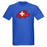 Cool Switzerland Vintage Dark T-Shirt by CafePress