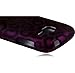 For Samsung Galaxy Centura S738C Hard Design Cover Case Purple Leopard Accessory