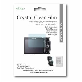 Canon PowerShot SD1000 Crystal Clear Screen Protection Film (elago-Made in Korea)