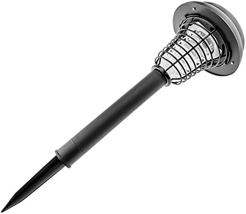 KELOMTECHNOLOGY Solar Light Garden Yard LED UV Mosquito Bug Zapper Killer Lawn Lamp Outdoor