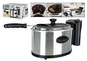 Lloytron 4ltr Stainless Steel Oval Fryer E6611SS