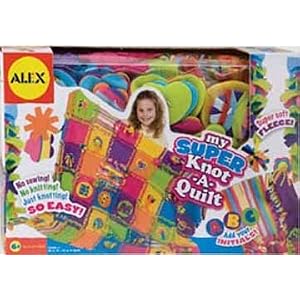 Alex Toys Knot-A-Quilt Jumbo Best Craft Ideas for Girls 7 Years Old