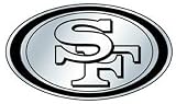 San Francisco 49ers NFL Silver Auto Emblem
