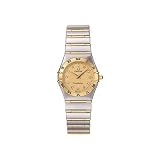 Omega WoMens Constellation Quartz Small Diamond Accent Watch #1272.15.00 by Omega