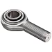 RBC Heim Bearings M6CR 0.3750" Bore, .3750-24 Threads Male Rod End Bearing, 2 Piece Metal-To-Metal