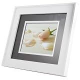 TAO 8-Inch 256MB Double-Matted Digital Frame (White)