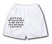White Boxer Short with Artificial Intelligence is no match for Natural Stupidity.