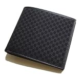 「[グッチ] GUCCI マイクロGG柄二つ折りメンズ財布（小銭入れなし）　150404-1000 （アウトレット品）」の画像