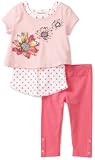 Flapdoodles Toddler Girls Daisy Tunic Set