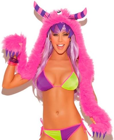 Furry Monster Hood - One Size