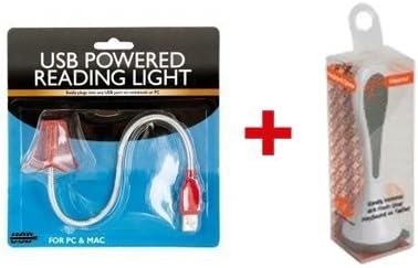 Computer Powered Reading Light and 2-In-1 Keyboard &amp; Tablet Screen Cleaning Tool