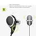 Maxtronic® QY8 Bluetooth Headphones V4.1 Lightweight Heavy Bass In-Ear Noise Isolating with Microphones Flat Cord Stereo Wireless Earbuds Headset Earphones For Running & Gym