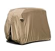Golf Car Easy-On Cover - Tan, Fits Most Four-Person Golf Cars