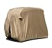 Golf Car Easy-On Cover - Tan, Fits Most Four-Person Golf Cars